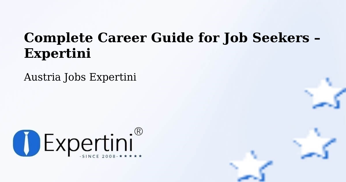Career Guide for Job Seekers – Going - Going, Austria Jobs Expertini