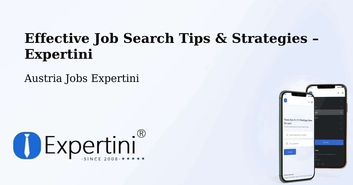 Job Search Tips & Strategies for Job Seekers – Going - Going, Austria Jobs Expertini